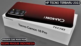 RESMI RILIS DI INDONESIA BATERAI 7000mAh Helio G88 RAM 6GB5GB HP TECNO TERBARU 2022 [upl. by Pega]