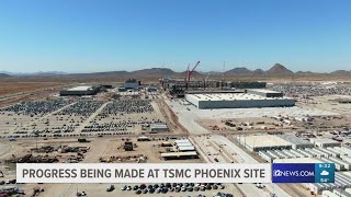 Progress being made at TSMC Phoenix site [upl. by Norvin]