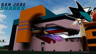 Roblox Theme Park Tycoon 2 San Jose Shark Speed Build [upl. by Trainer]