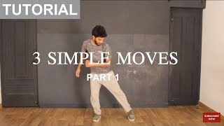 How to Dance  Basic Dance Steps for beginners  3 Simple Moves  Part 1 [upl. by Hteazile67]