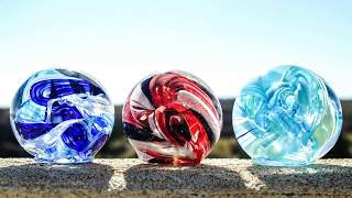 Learning How to make a glass paperweight [upl. by Cherey]