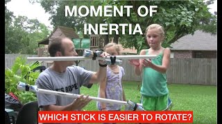 Demonstrating the Moment of Inertia [upl. by Reinal]