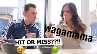 WAGAMAMA REVIEW  HIT 😍 OR MISS 🤢 [upl. by Nonaihr]