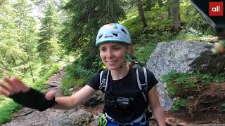 Der Gelbe Wand Klettersteig am Tegelberg Zwischen Kletterspaß und atemberaubender Aussicht [upl. by Dory]