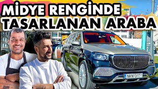 Midyeci Ahmetin Midye Renginde Tasarlanan Zıplayan Arabası  Mercedes Maybach GLS 600 [upl. by Annayehc]