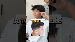 Textured FringeModern Mullet for STRAIGHT ASIAN hair bayarea mullet asianbarber taperfade [upl. by Piegari379]