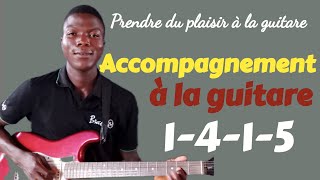 COMMENT JOUER UN ACCOMPAGNEMENT SEBENE 1415 À LA GUITARE TUTORIEL [upl. by Hilliard]