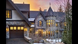 Enchanting Stone Castle in Steamboat Springs Colorado  Sothebys International Realty [upl. by Anaela]