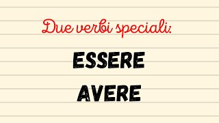 Verbo essere e verbo avere Italiano grammatica classe 2° [upl. by Fagen]