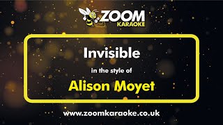 Alison Moyet  Invisible  Karaoke Version from Zoom Karaoke [upl. by Erihppas786]