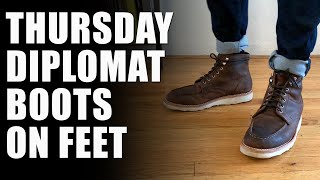 Thursday Boots  The Diplomat in Arizona Adobe on feet [upl. by Loveridge]