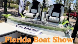 2023 Port Charlotte Boat Show ProGlider HyperGlider Pioneer Boat Big Toy Florida Boat Show [upl. by Naneik]