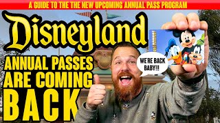 Disneyland Annual Passes Are Coming Back  Guide To The New Upcoming Disneyland AP Program  AP NEWS [upl. by Enyledam]