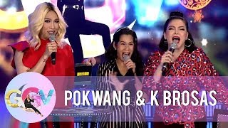 GGV Vice Ganda predicts Pokwang marriage with her partner Lee OBrian [upl. by Nolahp420]