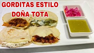 GORDITAS DE HARINA PARA RELLENAR [upl. by Atinauq]