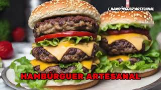 HAMBÚRGUER ARTESANAL Como Fazer Hamburguer Caseiro e Montar Hamburgueria Artesanal Lucrativa  2024 [upl. by Darill]