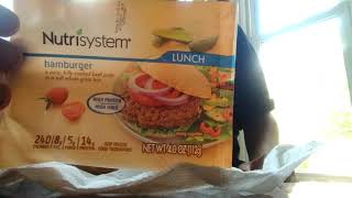 NutriSystem Food Review  Hamburger Lunch [upl. by Rimisac]