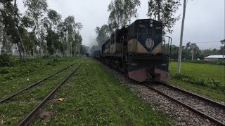 First Class relief train through pass Kamarpara Railway Station  BD Rail Fans [upl. by Jeni103]