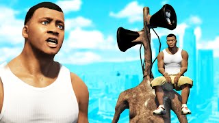 GTA 5  SIREN HEAD und FRANKLIN werden FREUNDE [upl. by Sirapal]