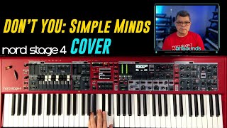 Dont You Forget About Me Simple Minds Nord Stage 4 Keyboard Synth Cover  OBX8  Cover Sound Pack [upl. by Farmer669]