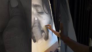 Progress hyperrealism hyperrealistic art drawing kanpur shortsviral shortsvideo draw sketch [upl. by Morgen]