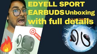 Unboxing Edyell Earbuds C5P Bluetooth 50 IPX7 Trusted 😃🐣😱 [upl. by Martres]