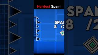 Impossible 200 Clicks Spam With Death Wall in Geometry Dash 😱 [upl. by Lednor578]