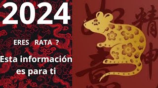 2024 PREDICCIONES PARA EL SIGNO DE LA RATA [upl. by Rea554]