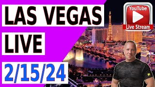 🚨 LAS VEGAS STRIP LIVE IRL NOW ☝ [upl. by Crowley896]