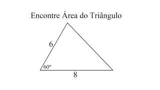 COMO CALCULAR A ÁREA DO TRIÂNGULO [upl. by Ignace]