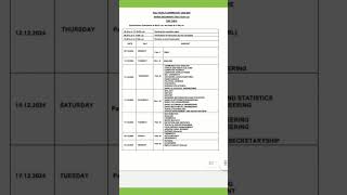 Half Yearly Exam Time Table202410Th amp 12 Th Std GRSUCCESSSTC [upl. by Dillon]