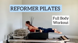 Pilates Reformer Workout  Full Body  50 min Intermediate Level [upl. by Carolin909]