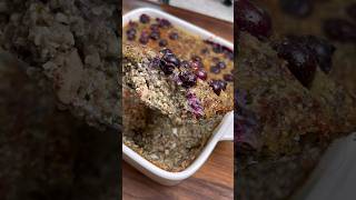 LOW CARB BLUEBERRY BAKED OATMEAL [upl. by Lucky872]