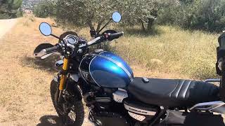 Triumph 1200 scrambler XE arrow exhaust [upl. by Edny]