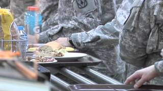 Incirlik Air Bases Dining Facility stepsup food preparation [upl. by Krystyna]