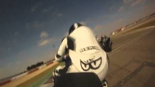 On board circuito de Albacete  Suzuki Sv 650S K3  Todocircuitocom [upl. by Adnorrehs]