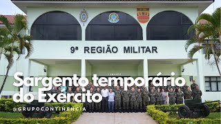 Sargento temporário do Exército [upl. by Idahs]