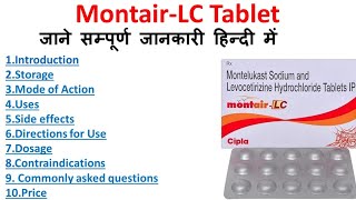 Montair Lc tablet  Use  Dose  Side Effects  full review in hindi [upl. by Martinic]