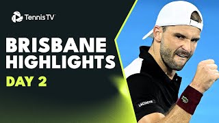 Murray vs Dimitrov Rune amp Shelton Begin Seasons  Brisbane 2024 Highlights Day 2 [upl. by Blisse203]