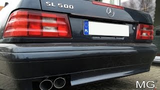 MercedesBenz SL500 R129 w MGmotorsportpl exhaust [upl. by Senskell267]