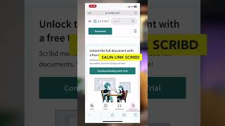 TIPS Unlock SCRIBD Premium Gratis shorts [upl. by Essined]