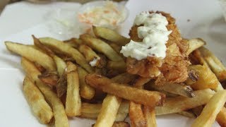 Rebel Without A Kitchen  Frescos Fish and Chips  Best Fish and Chips in Toronto [upl. by Tullius659]