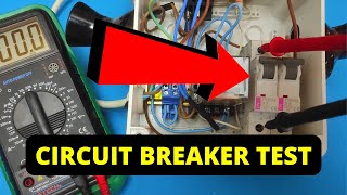 How To Test A Circuit Breaker With A Multimeter [upl. by Neellok]