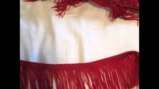 How to make a playsuit from a fringe dress  Ballroom and Latin costumes [upl. by Kelson]