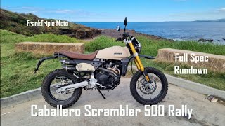 Caballero Scrambler 500 Rally [upl. by Odele717]