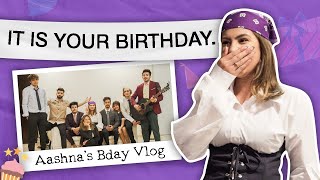 We turned ourselves into office characters AASHNA’s BDAY VLOG [upl. by Eerihs717]