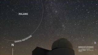 Earth rotation northern hemisphere in time lapse [upl. by Alleciram]