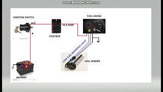 FUEL SENDING UNIT WIRING DIAGRAM [upl. by Solrac492]