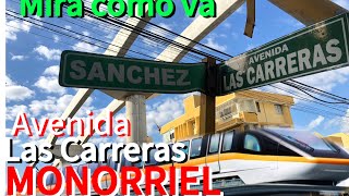 Nuevos avances del MONORRIEL en la Avenida Las Carreras [upl. by Wohlert]