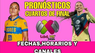 CUARTOS DE FINAL LIGA MX FEMENIL APERTURA 2023 FECHAS HORARIOS Y CANALES [upl. by Elyagiba636]